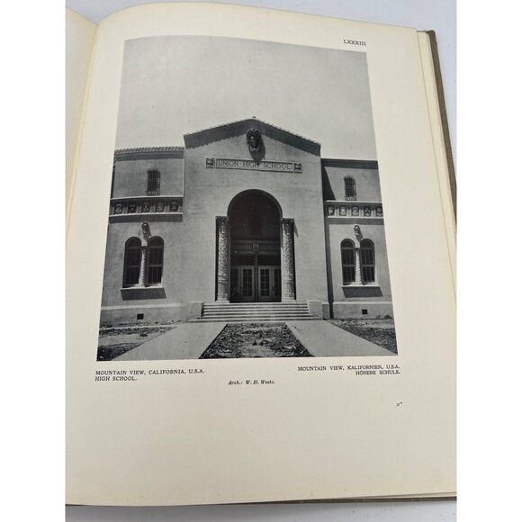 Architectural Design in Concrete 1927 Hardcover T.P. Bennett Vintage Book - Picture 9 of 12